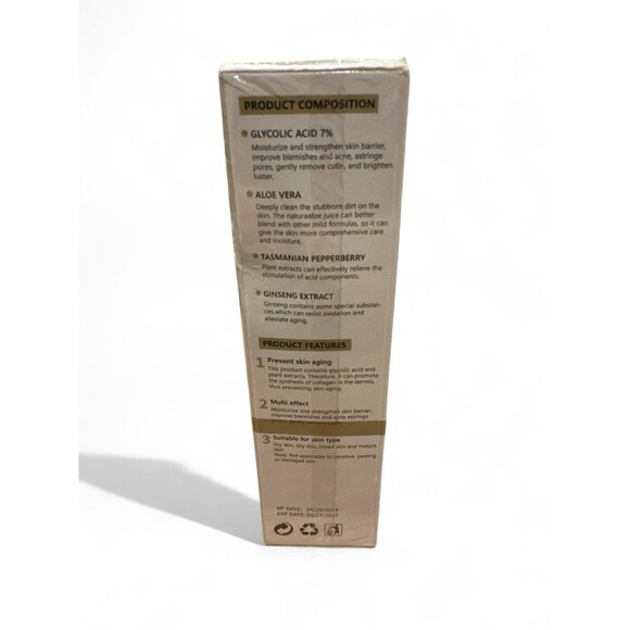 Glycolic Acid 7% Toning Resurfacing Solution PH 3.6 100ml 3.38 Oz New Sealed - Picture 3 of 6